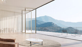 Schmales Profil mit hochwertiger Technik